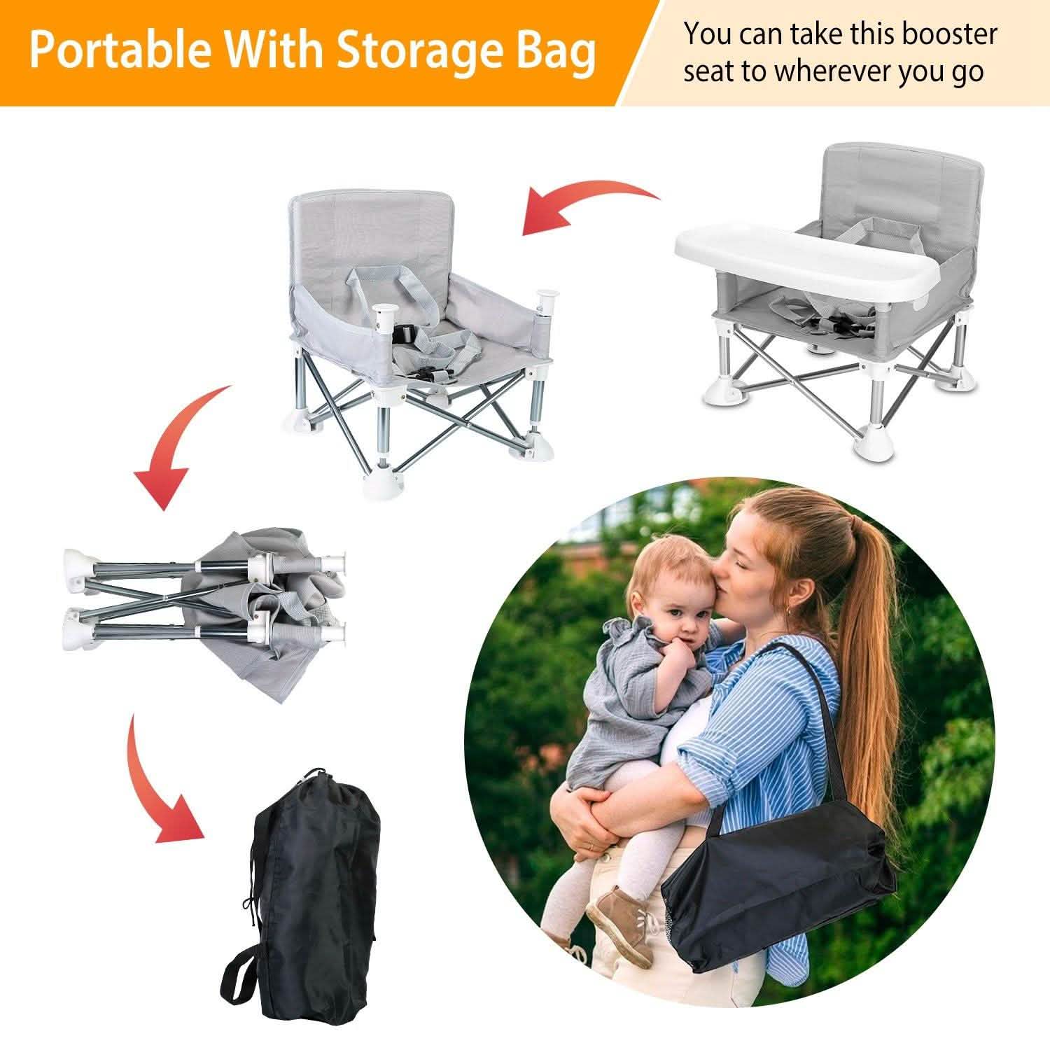Portable Baby Travel Booster Seat Baby - DailySale