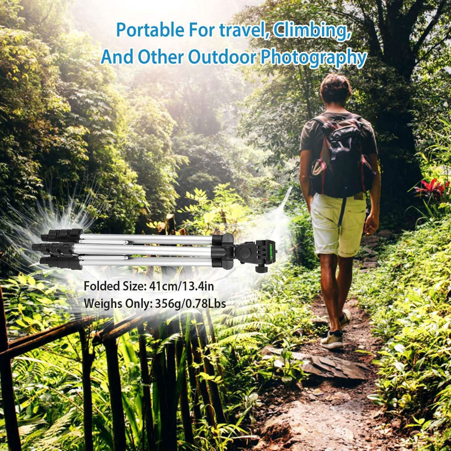 Portable Camera Tripod 45" Adjustable Camera Stand Cameras & Drones - DailySale