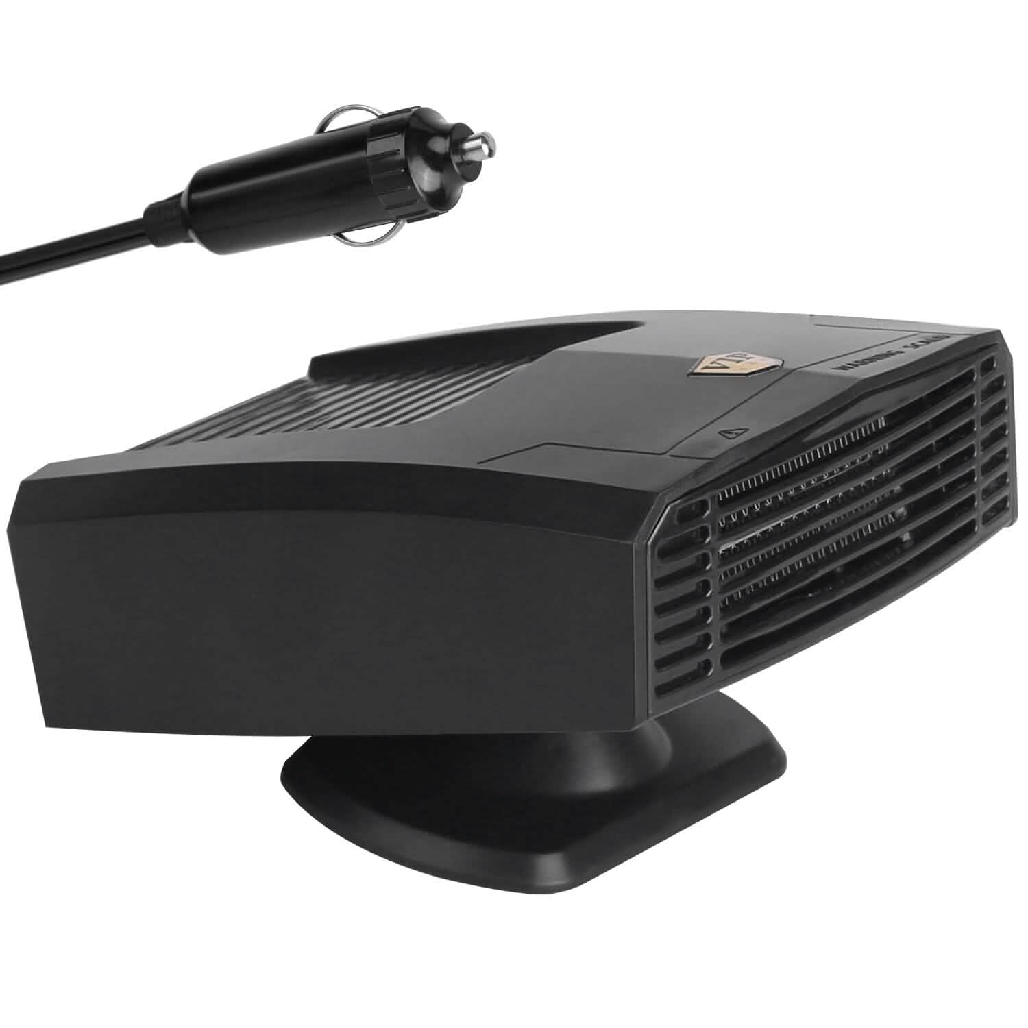 side view of Portable Car Heater Heating Fan 2-in-1 Defroster Defogger Demister Windshield Heater