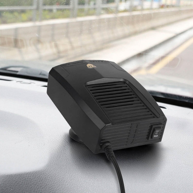 Portable Car Heater Heating Fan 2-in-1 Defroster Defogger Demister Windshield Heater Automotive - DailySale