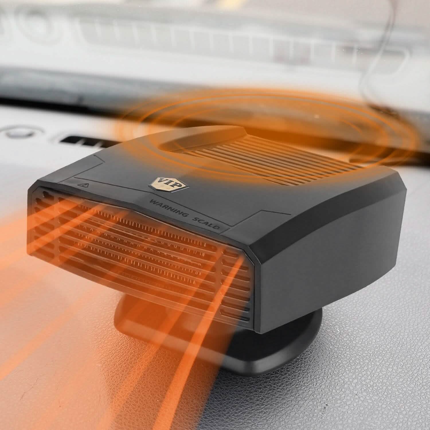 Portable Car Heater Heating Fan 2-in-1 Defroster Defogger Demister Windshield Heater Automotive - DailySale