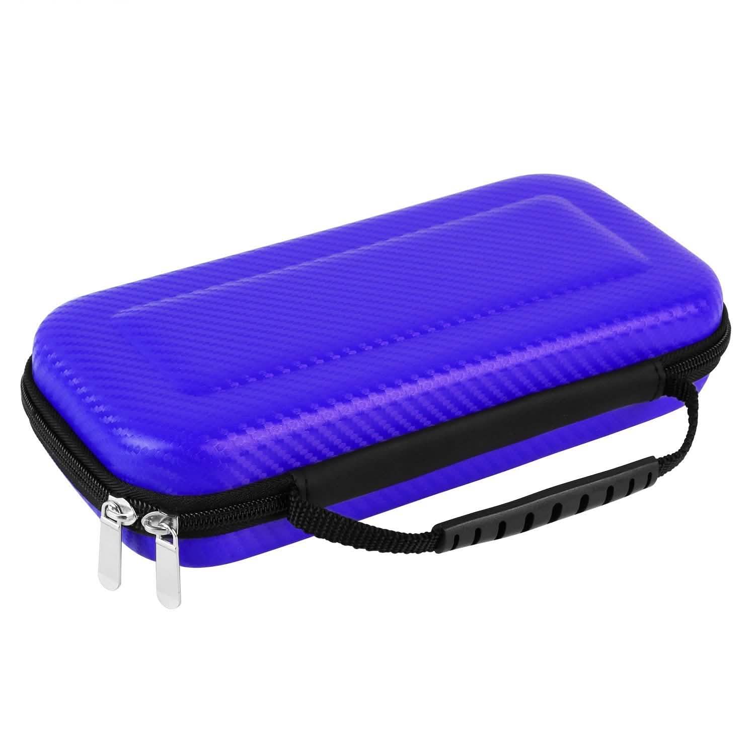 Portable Carry Case for Nintendo Video Games & Consoles Blue - DailySale