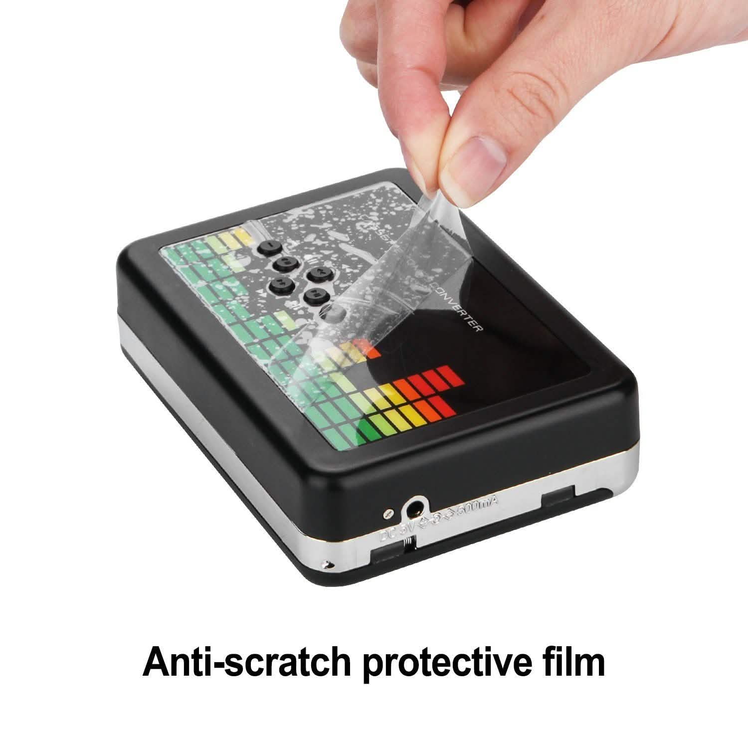 Portable Cassette Audio Music Player Tape-To-MP3 Converter Cassette Recorder Headphones & Audio - DailySale