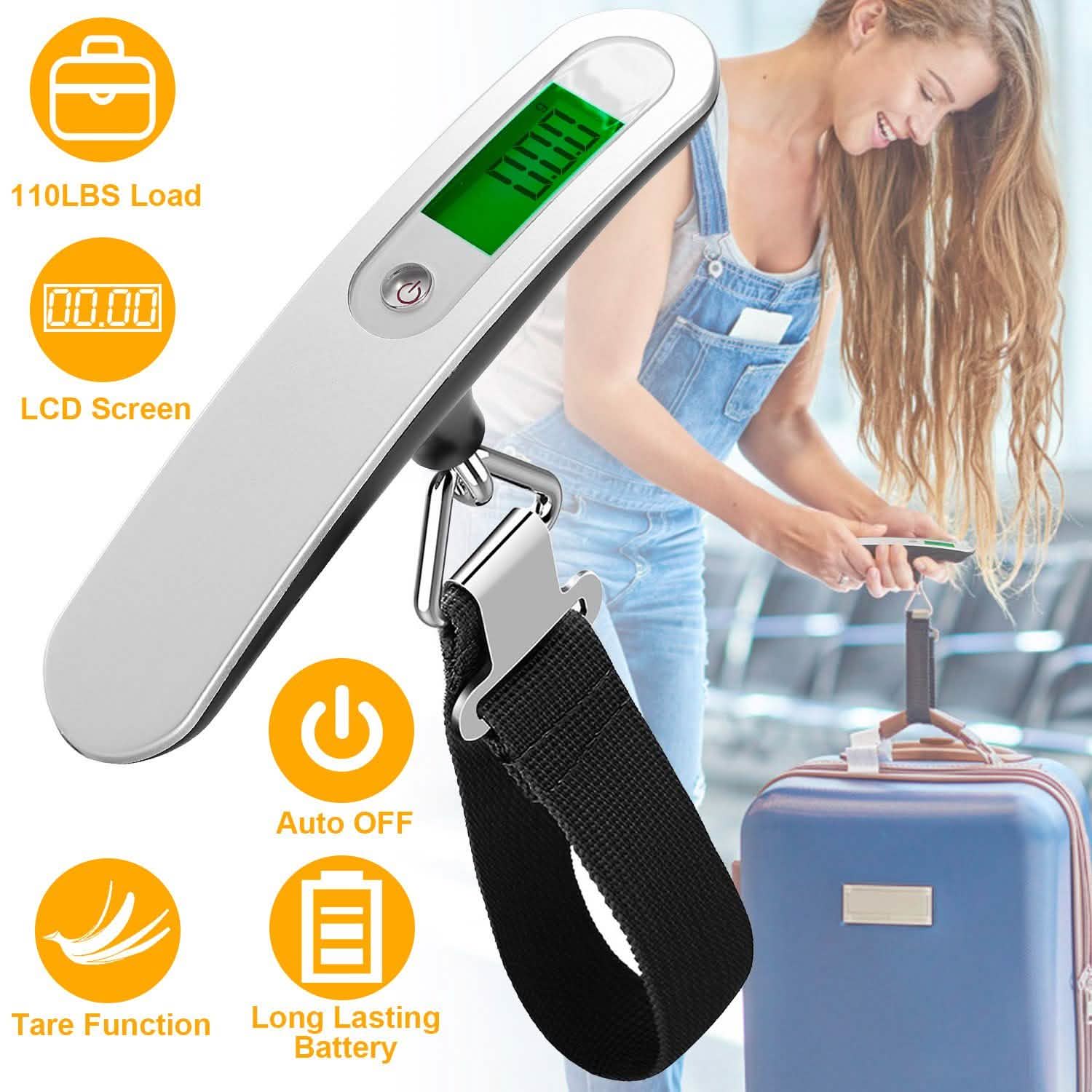 Portable Digital Luggage Scale Bags & Travel - DailySale