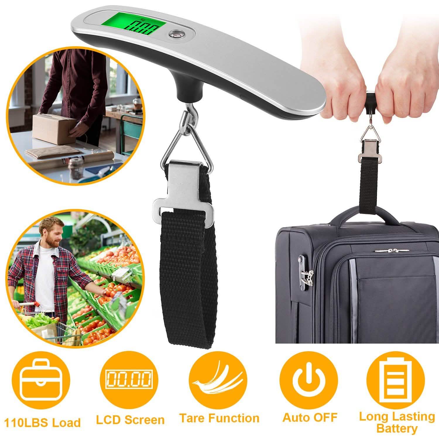 Portable Digital Luggage Scale Bags & Travel - DailySale
