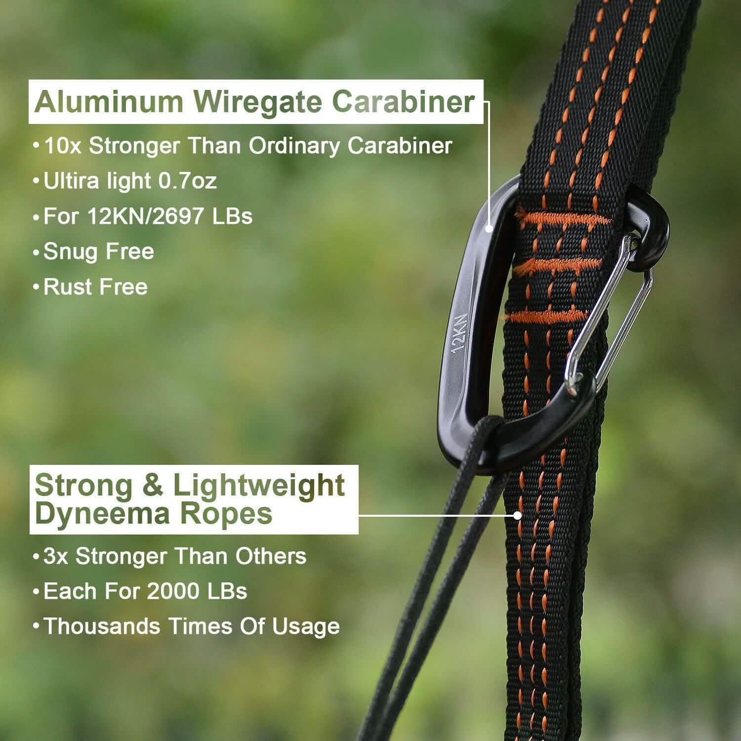 Portable Double Person Canvas Hammock Outdoor Camping Garden Beach Travel Swing Sports & Outdoors - DailySale