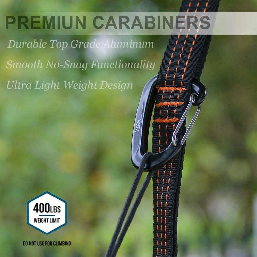 Portable Double Person Canvas Hammock Outdoor Camping Garden Beach Travel Swing Sports & Outdoors - DailySale