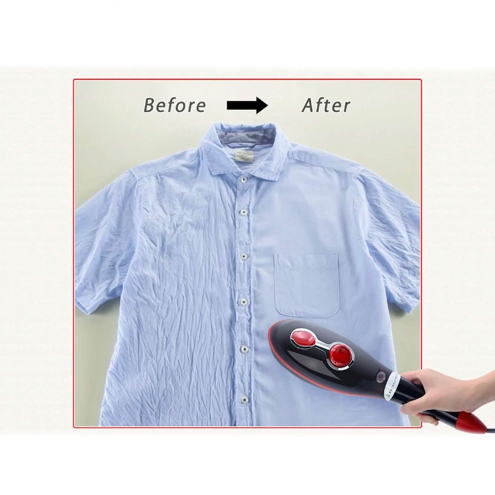 Portable Hand-Held Steam Iron 30s Fast Heating for Home Travel Garment Household Appliances - DailySale