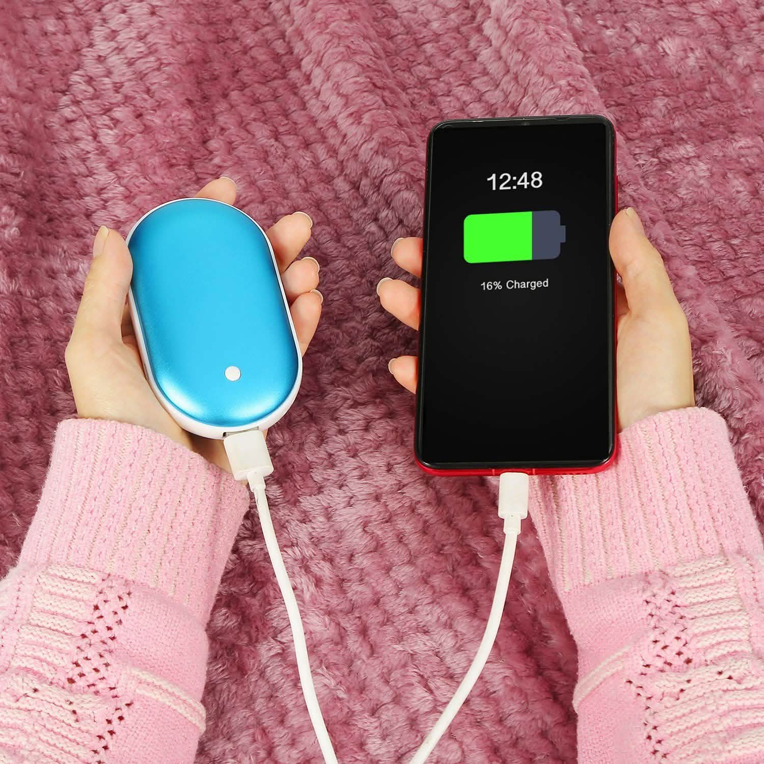 Portable Hand Warmer 5000mAh Power Bank Mobile Accessories - DailySale