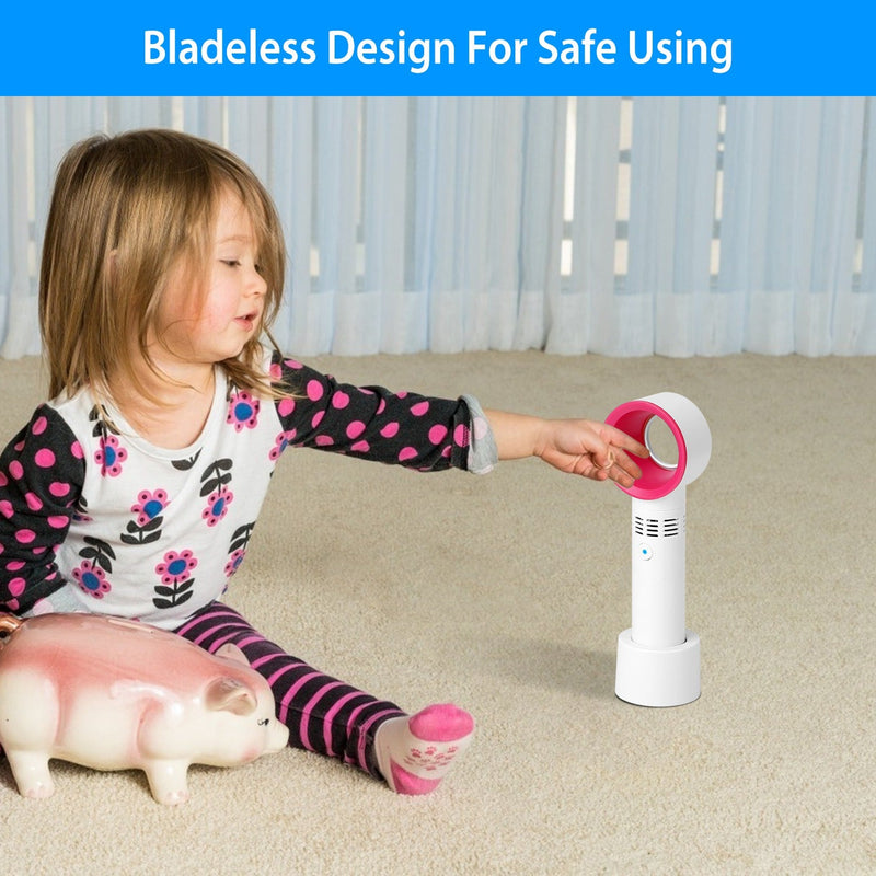 Portable Handheld Bladeless Fan Household Appliances - DailySale