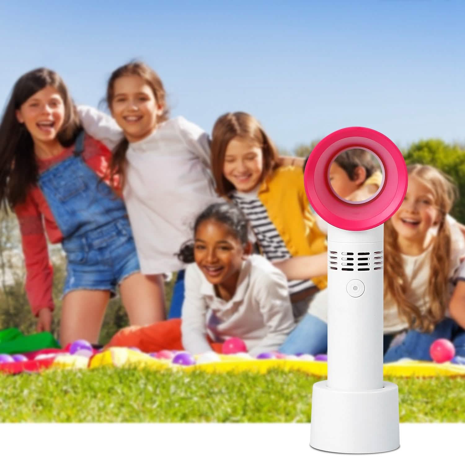 Portable Handheld Bladeless Fan Household Appliances - DailySale