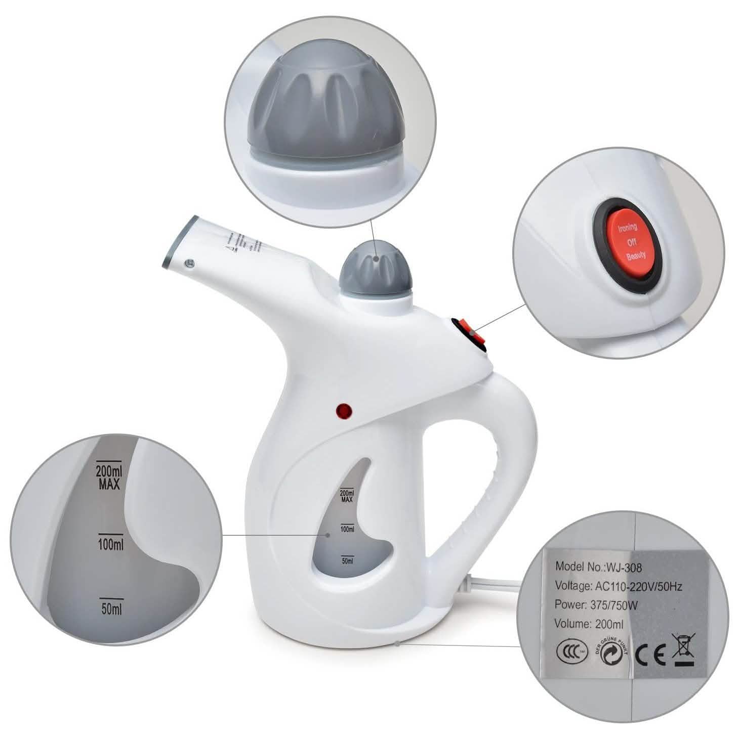 Portable Handheld Garment Fabric Clothes Steam Cleaner Household Appliances - DailySale