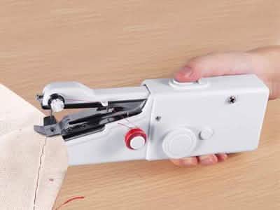 Portable Handheld Sewing Machine Cordless Clothes Quick Stitch Kitchen Essentials - DailySale