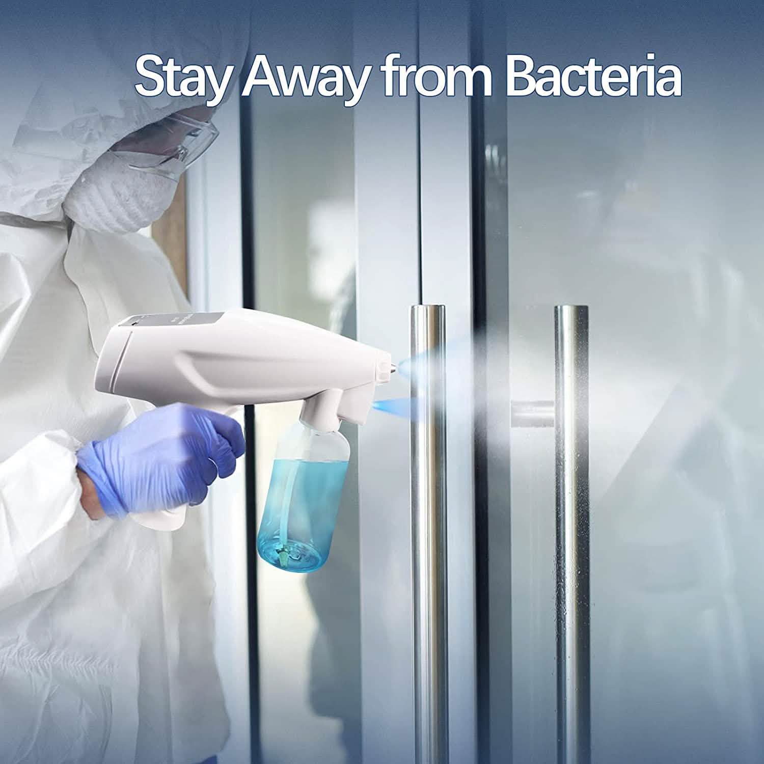 Portable Handheld Sprayer with Blue Light Face Masks & PPE - DailySale