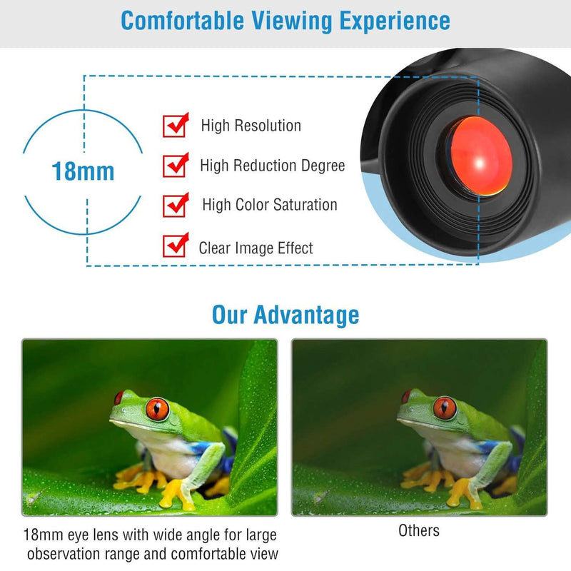Portable HD Binoculars with Shoulder Strap Bag Sports & Outdoors - DailySale