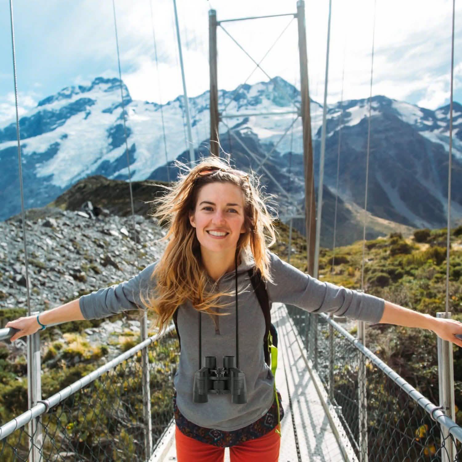 Portable HD Binoculars with Shoulder Strap Bag Sports & Outdoors - DailySale