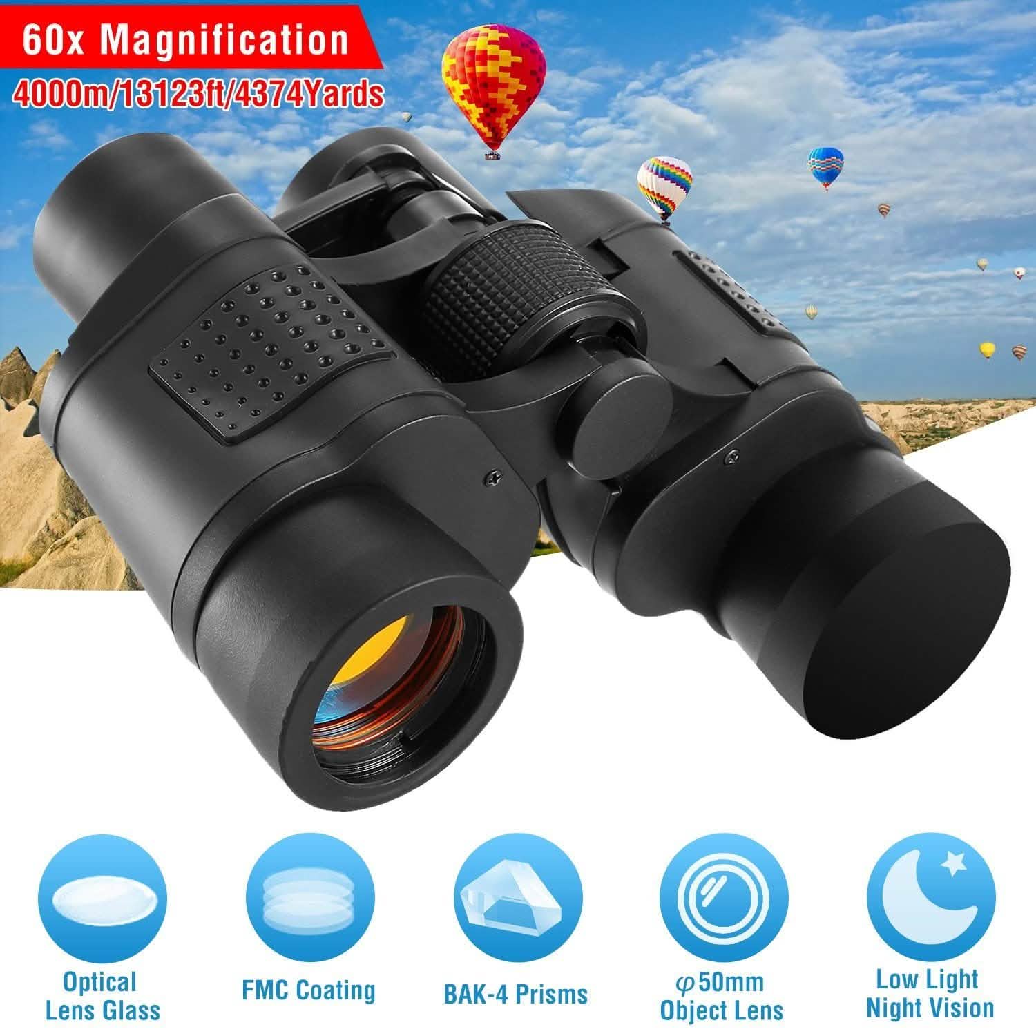 Portable HD Binoculars with Shoulder Strap Bag Sports & Outdoors - DailySale