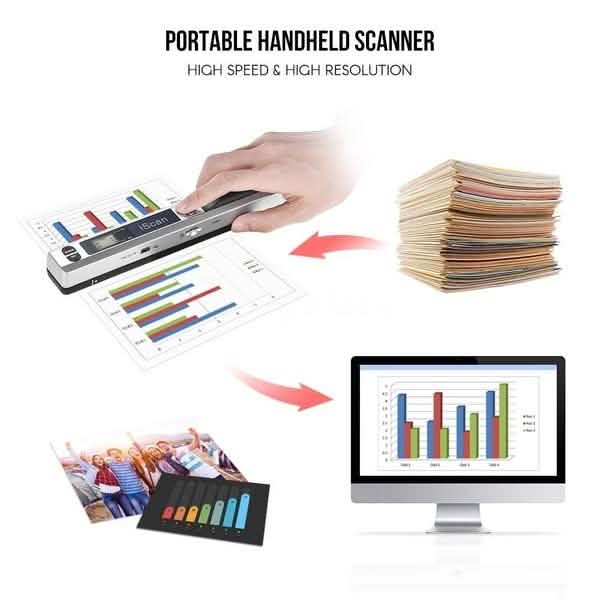 Portable HD iScan Paper Document Scanner Computer Accessories - DailySale