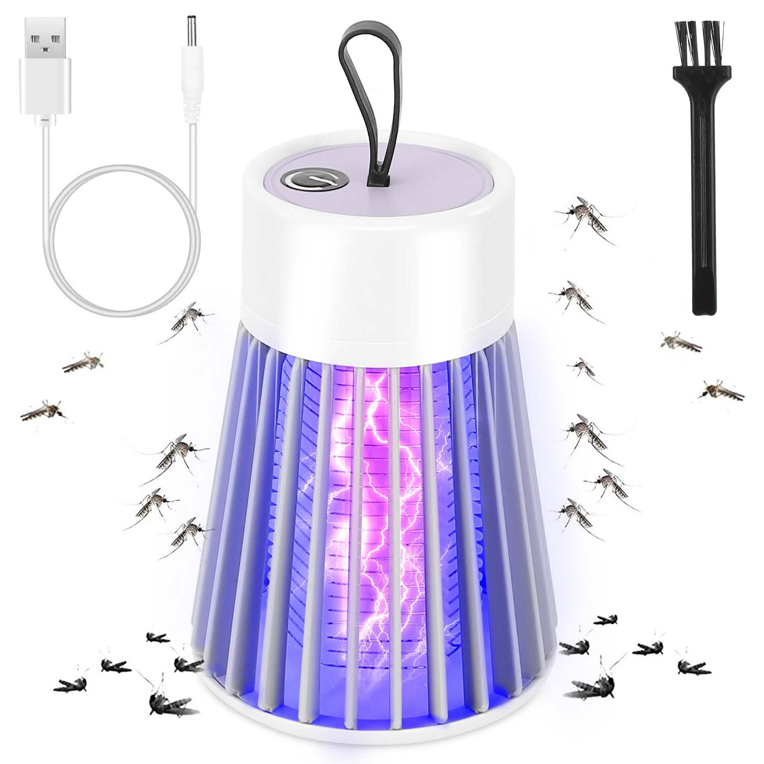 Portable LED Electric Bug Zapper Mosquito Insect Killer Lamp Pest Control - DailySale