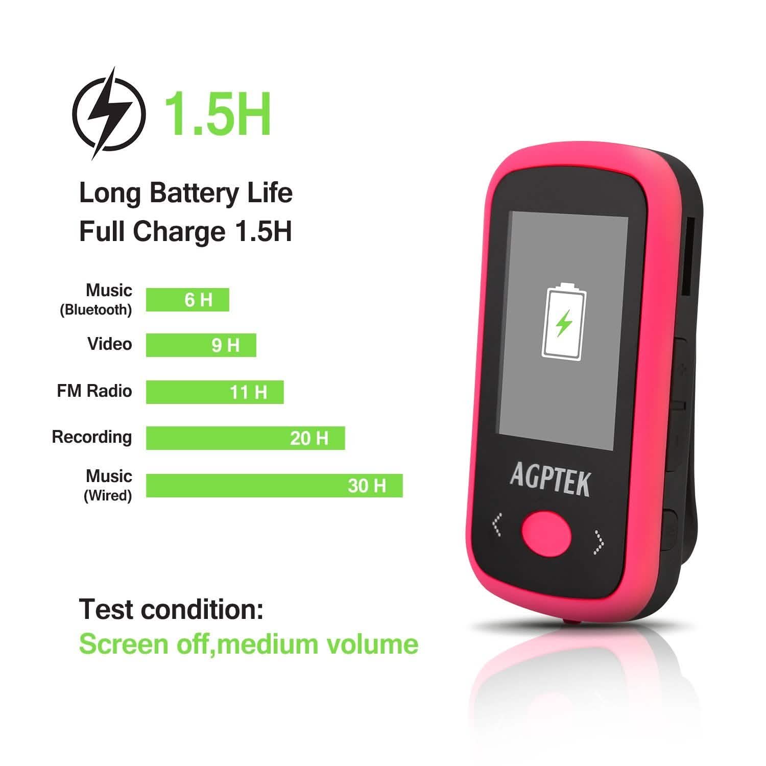 Portable Lossless HiFi Sound Music 8G Bluetooth MP3 Player Headphones & Audio - DailySale