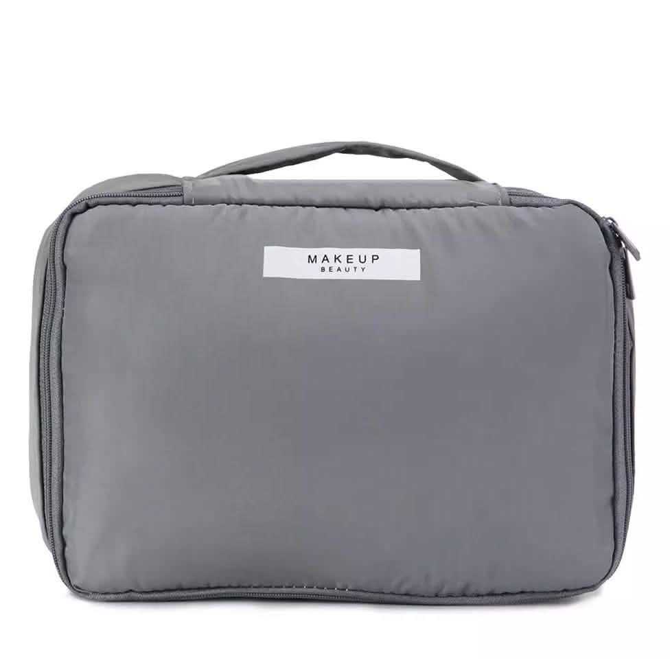 Portable Makeup Beauty Bag Multifunction Cosmetic Organizer Toiletry Tidy Bag Bags & Travel Gray - DailySale