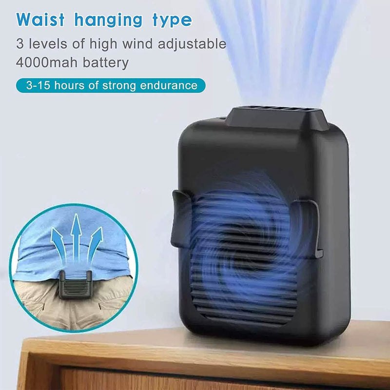 Portable Mini Neck Waist Fan Sports & Outdoors - DailySale