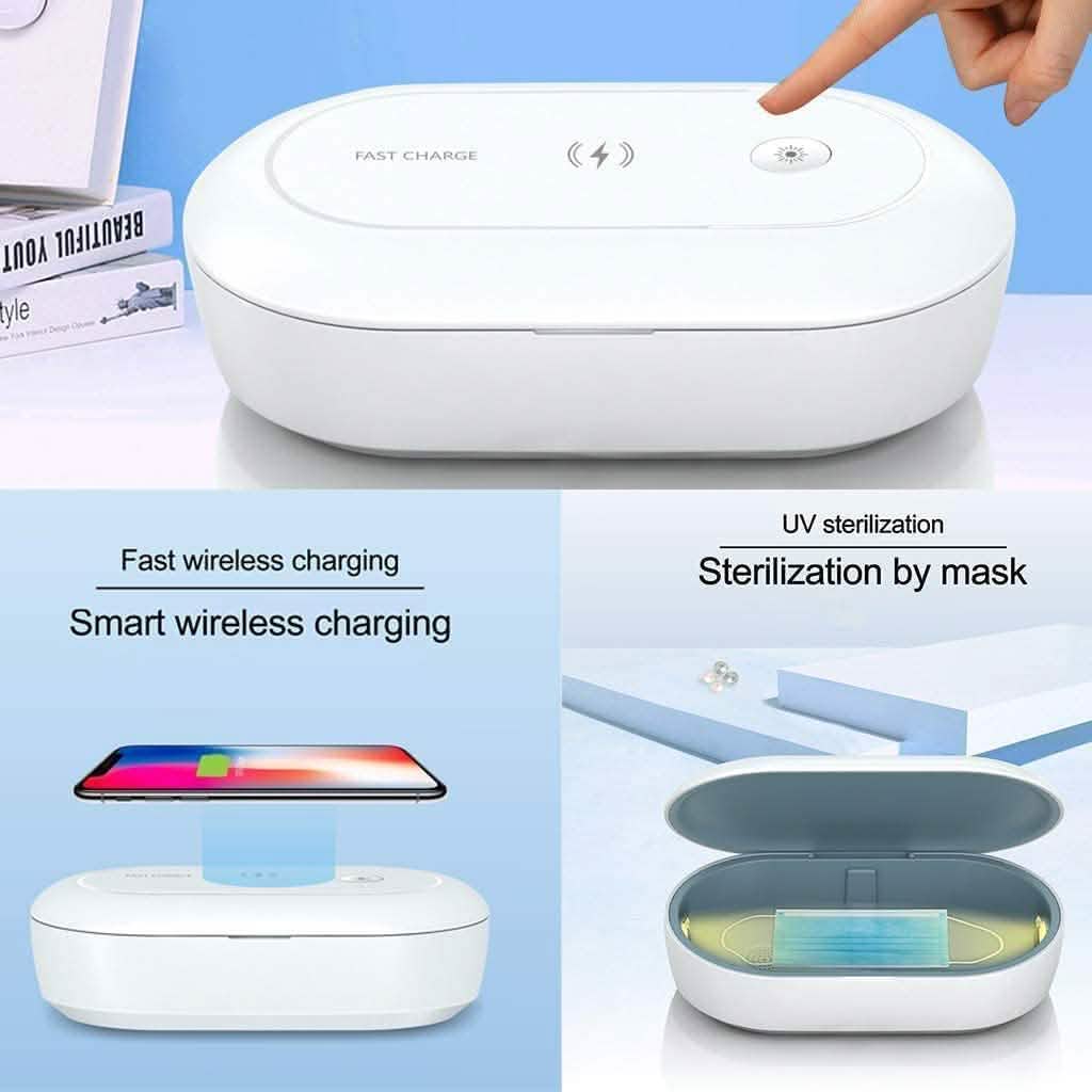 Portable Multi-Function Cell Phone Cleaning Box with Aroma Diffuser and Wireless Charger, Cleaning Box - OJD-L03 Gadgets & Accessories - DailySale