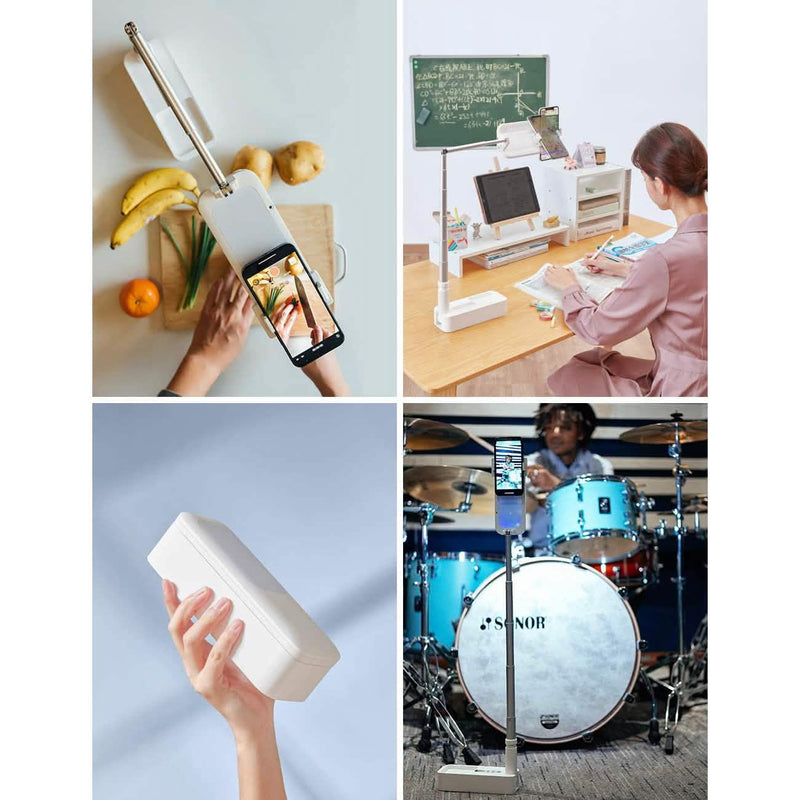 Portable Phone Holder with LED Dimmable Light Mobile Accessories - DailySale