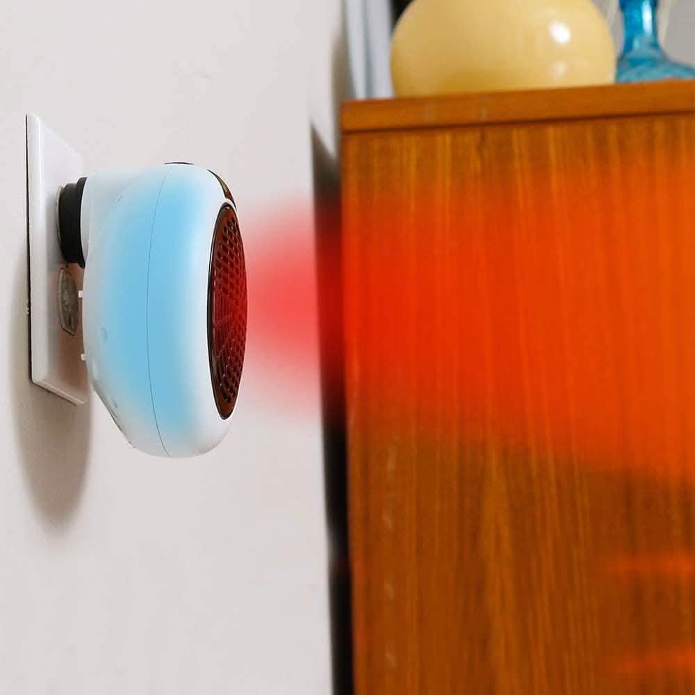 Portable Plug In Electric Heat Adjustable Thermostat Household Appliances - DailySale