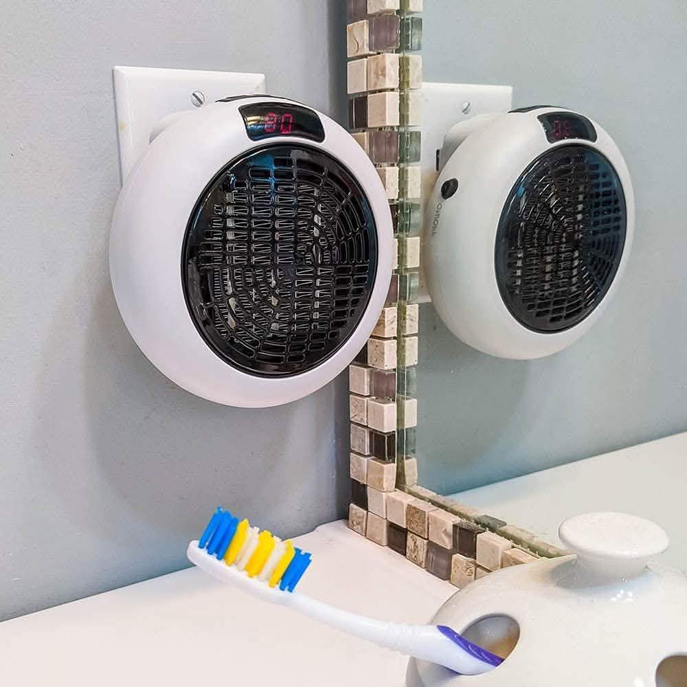 Portable Plug In Electric Heat Adjustable Thermostat Household Appliances - DailySale