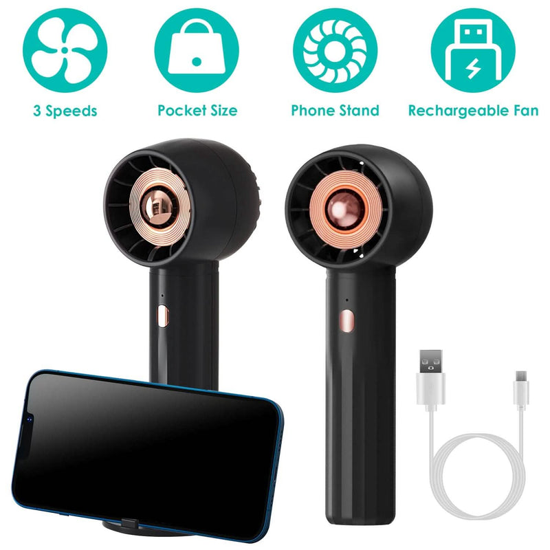 Portable Rechargeable Handheld Fan Everything Else - DailySale