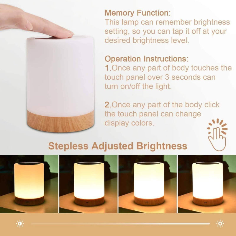 Portable Table Bedside Lamps Indoor Lighting - DailySale