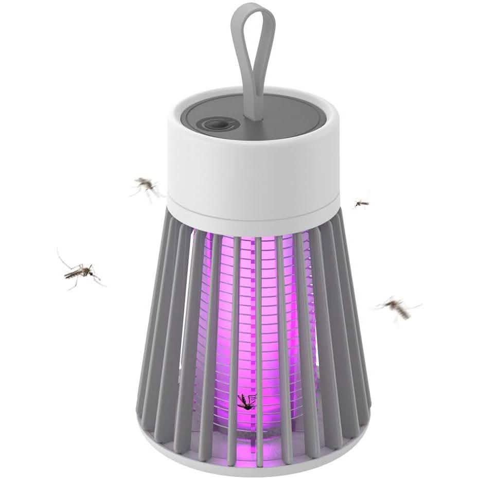 Portable USB Electric Mosquito Killing LED Lamp Pest Control White - DailySale