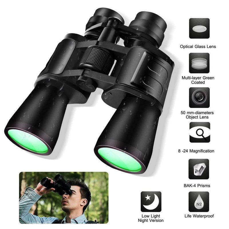 Portable Zoom Binoculars with FMC Lens Sports & Outdoors - DailySale