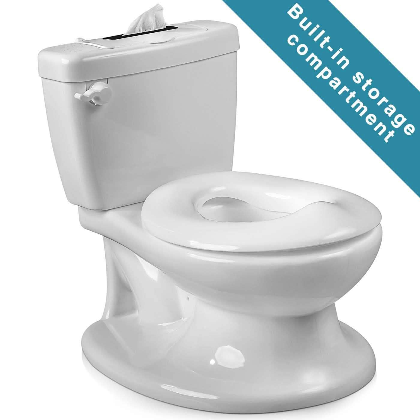 Potty Training Seat Toilet Chair for Toddler with Removable Bowl and Wipe Dispenser Baby - DailySale