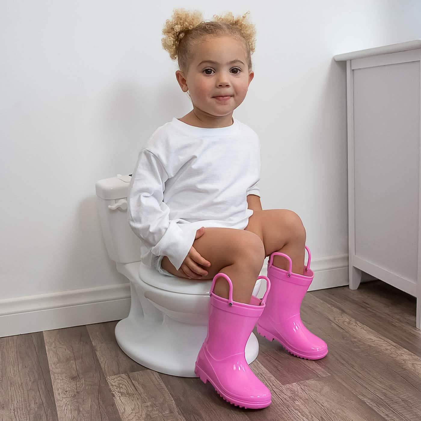 Potty Training Seat Toilet Chair for Toddler with Removable Bowl and Wipe Dispenser Baby - DailySale