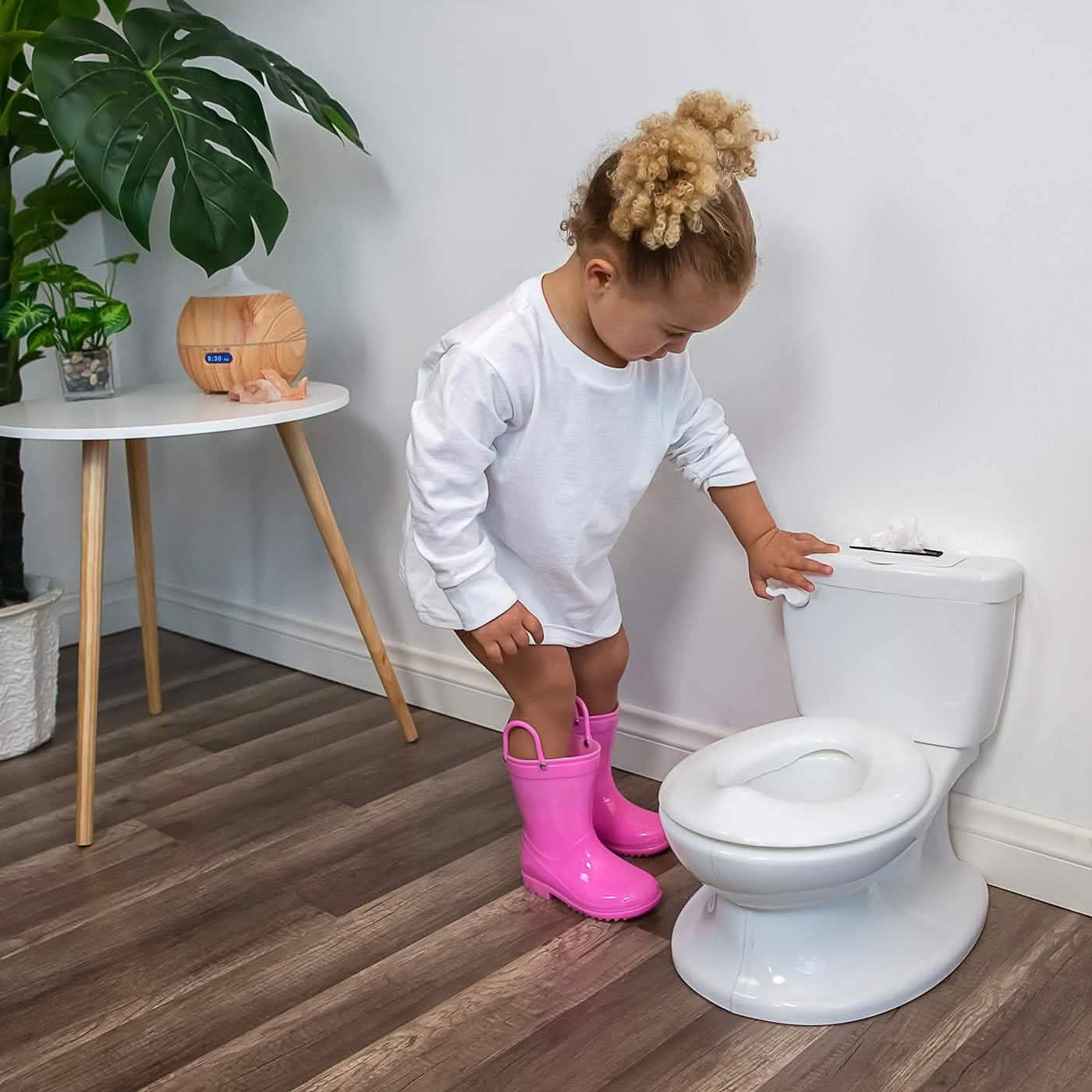 Potty Training Seat Toilet Chair for Toddler with Removable Bowl and Wipe Dispenser Baby - DailySale