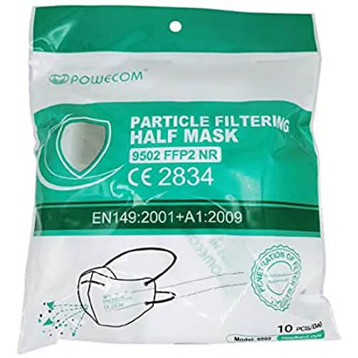 Powecom FFP2 Protective Face Masks Face Masks & PPE - DailySale