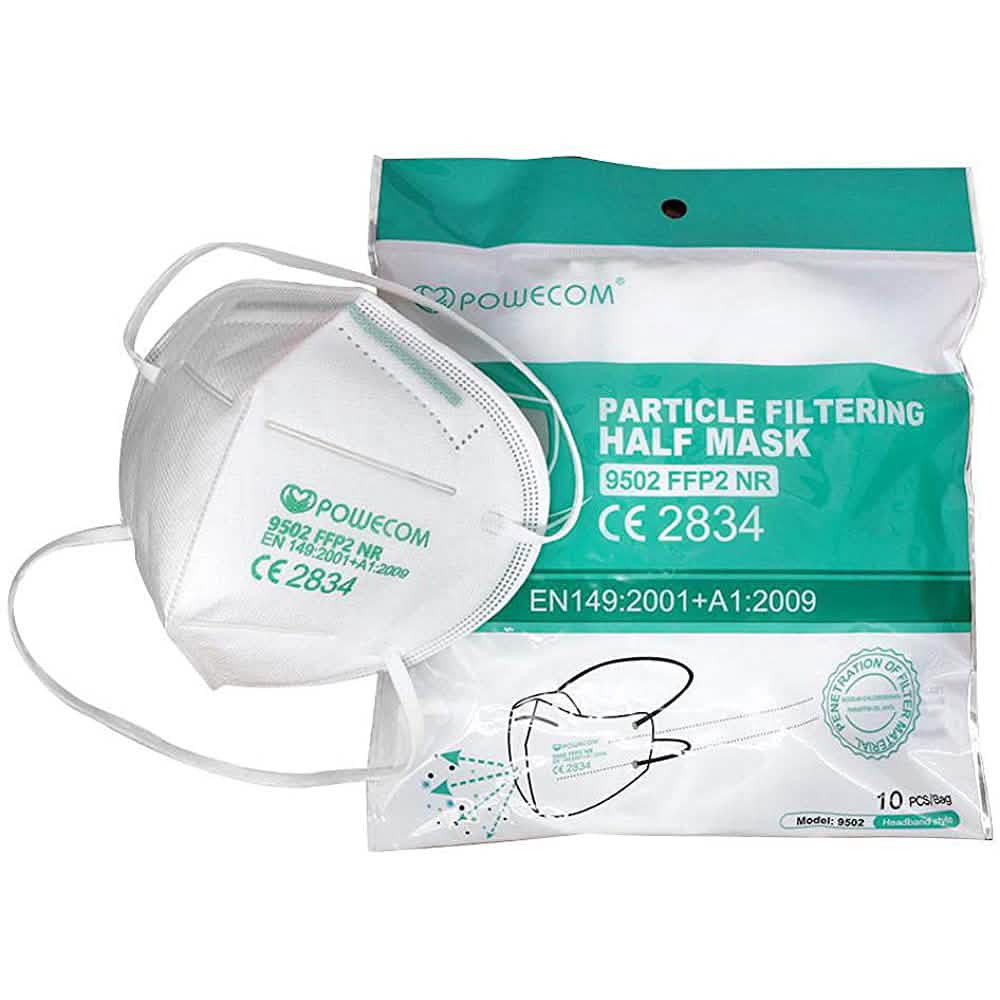 Powecom FFP2 Protective Face Masks Face Masks & PPE - DailySale