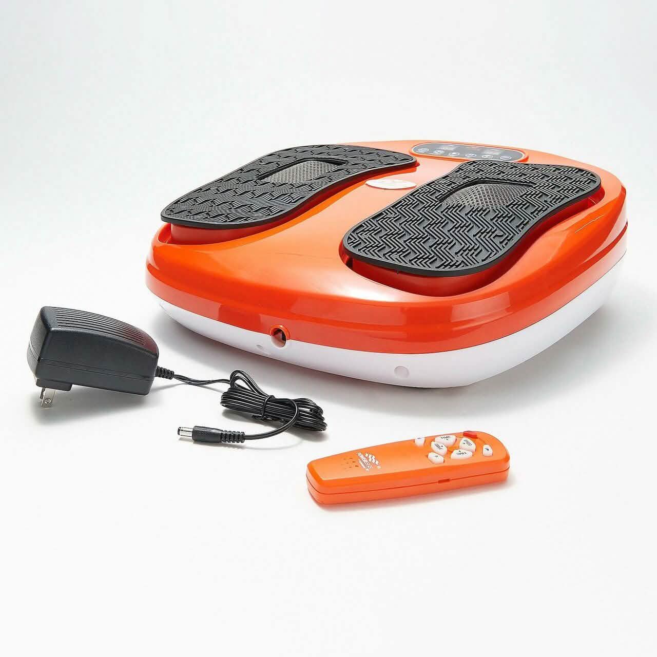 Power Legs Vibrating Foot Massager Platform with Acupressure Wellness - DailySale