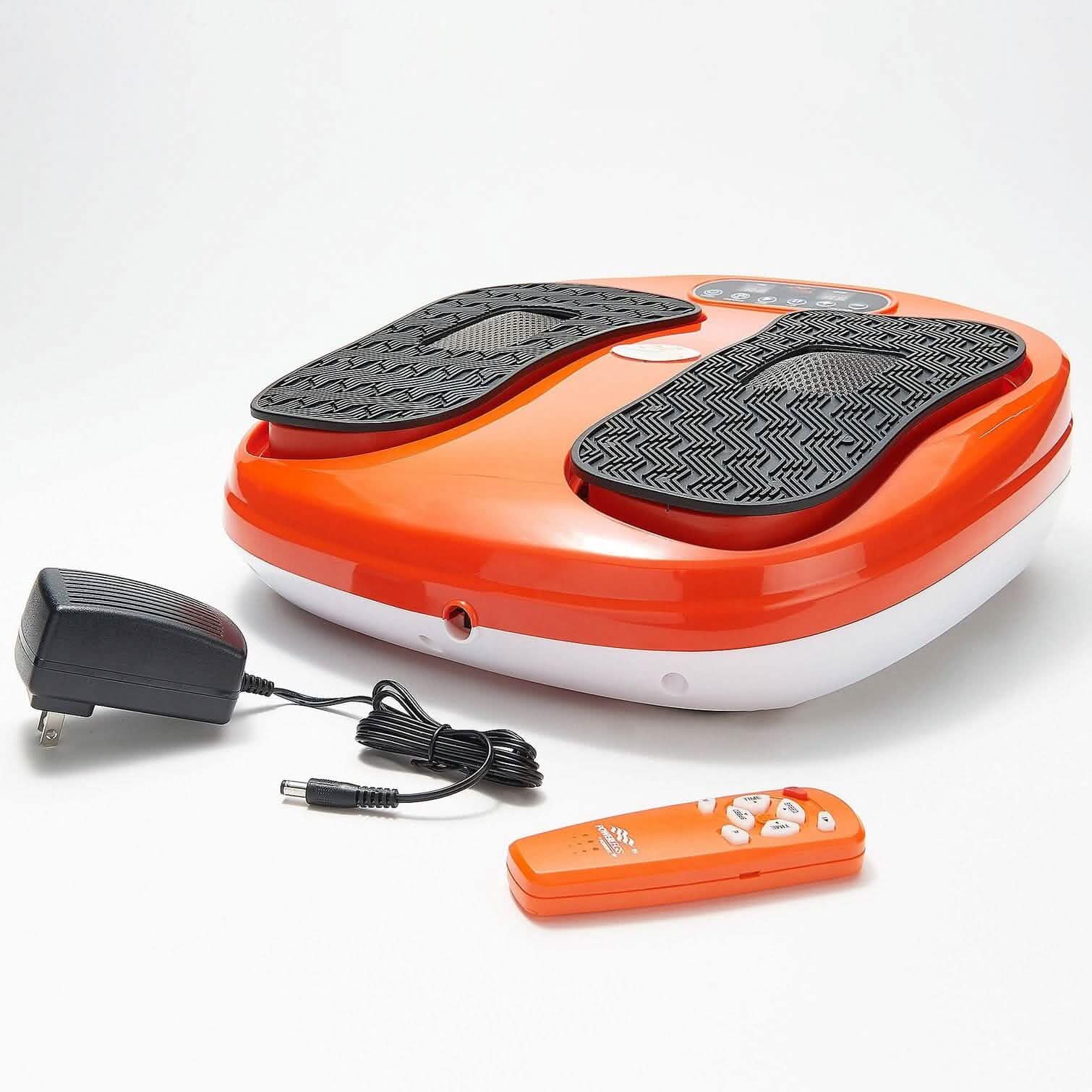 Power Legs Vibrating Foot Massager Platform with Acupressure Wellness - DailySale
