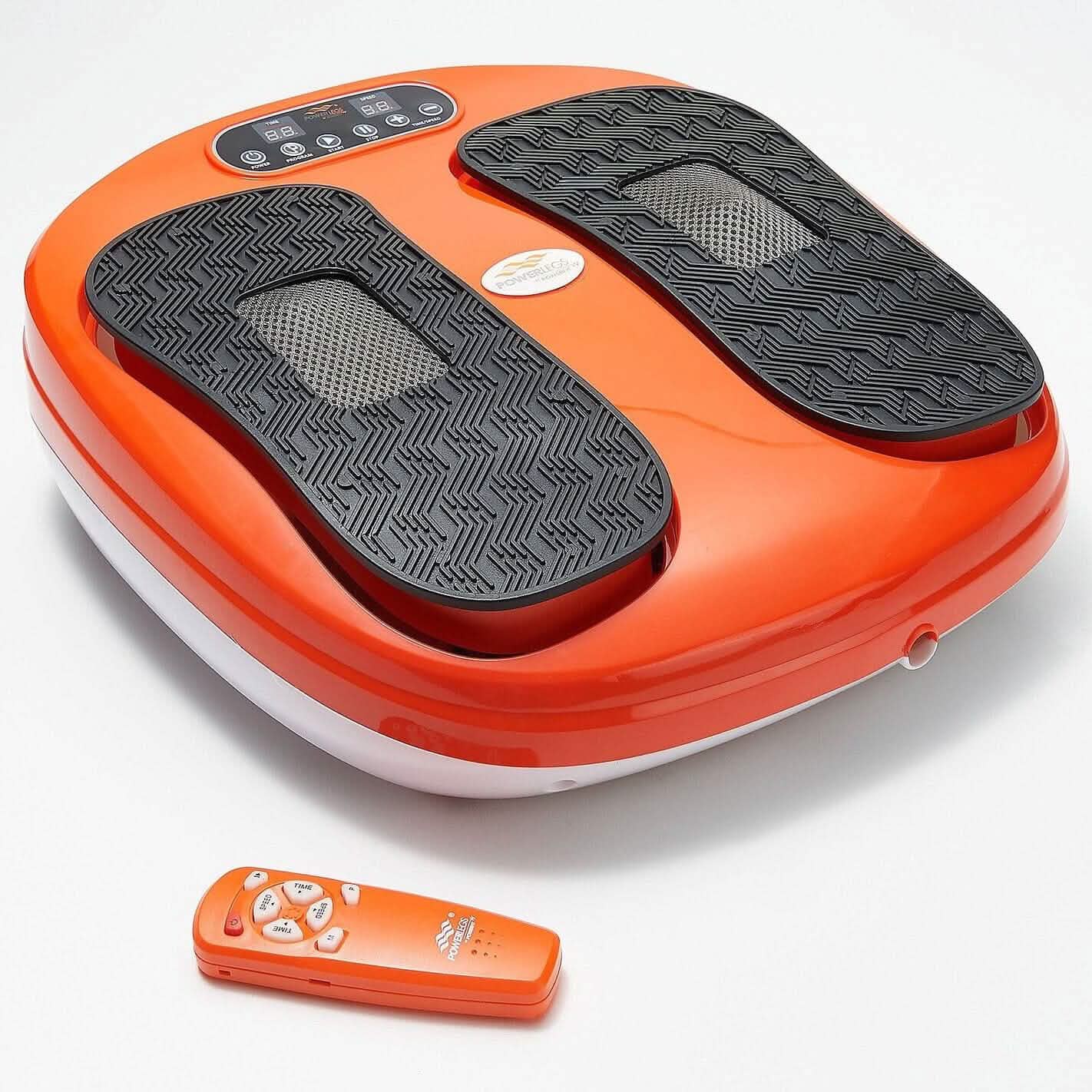 Power Legs Vibrating Foot Massager Platform with Acupressure Wellness - DailySale