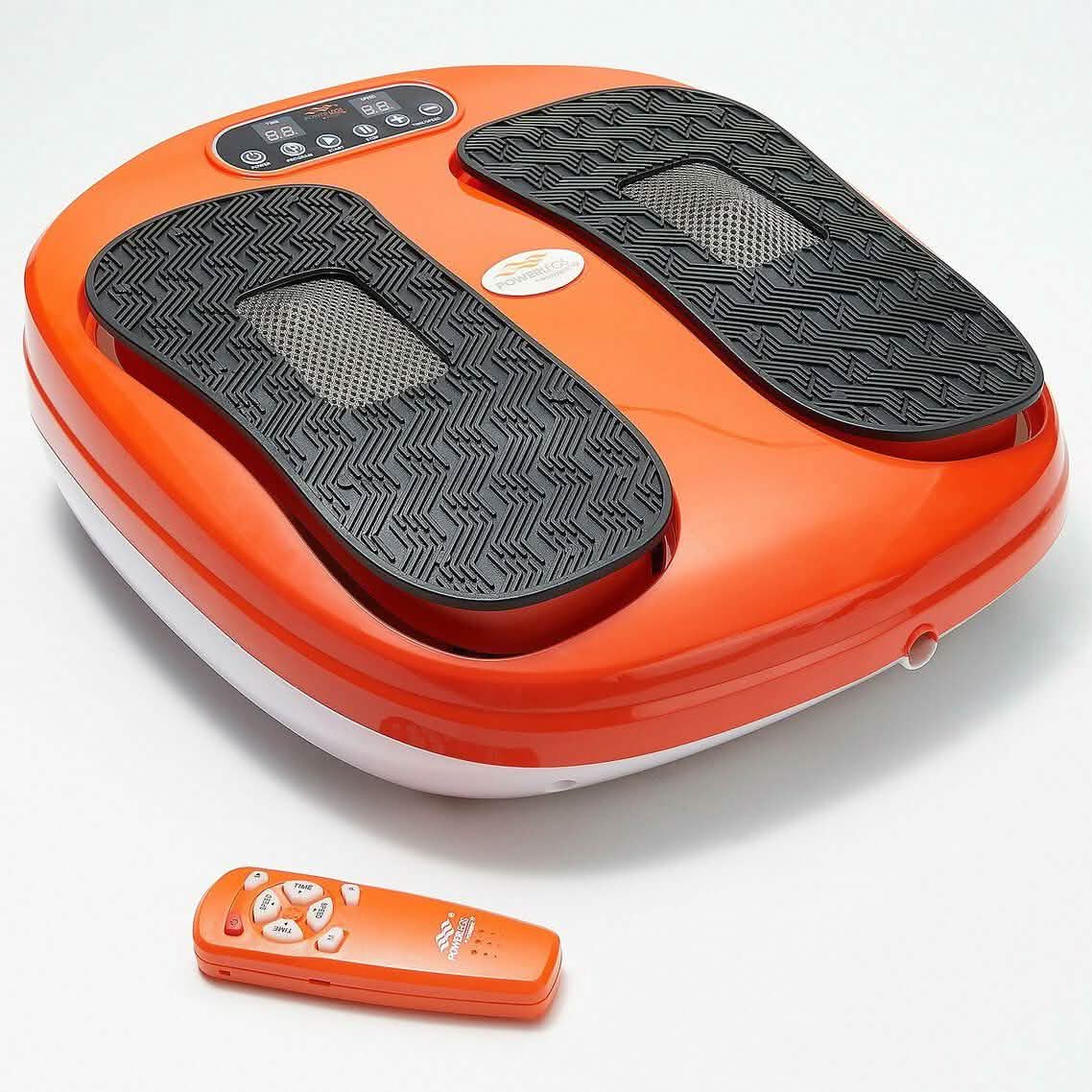 Power Legs Vibrating Foot Massager Platform with Acupressure Wellness - DailySale