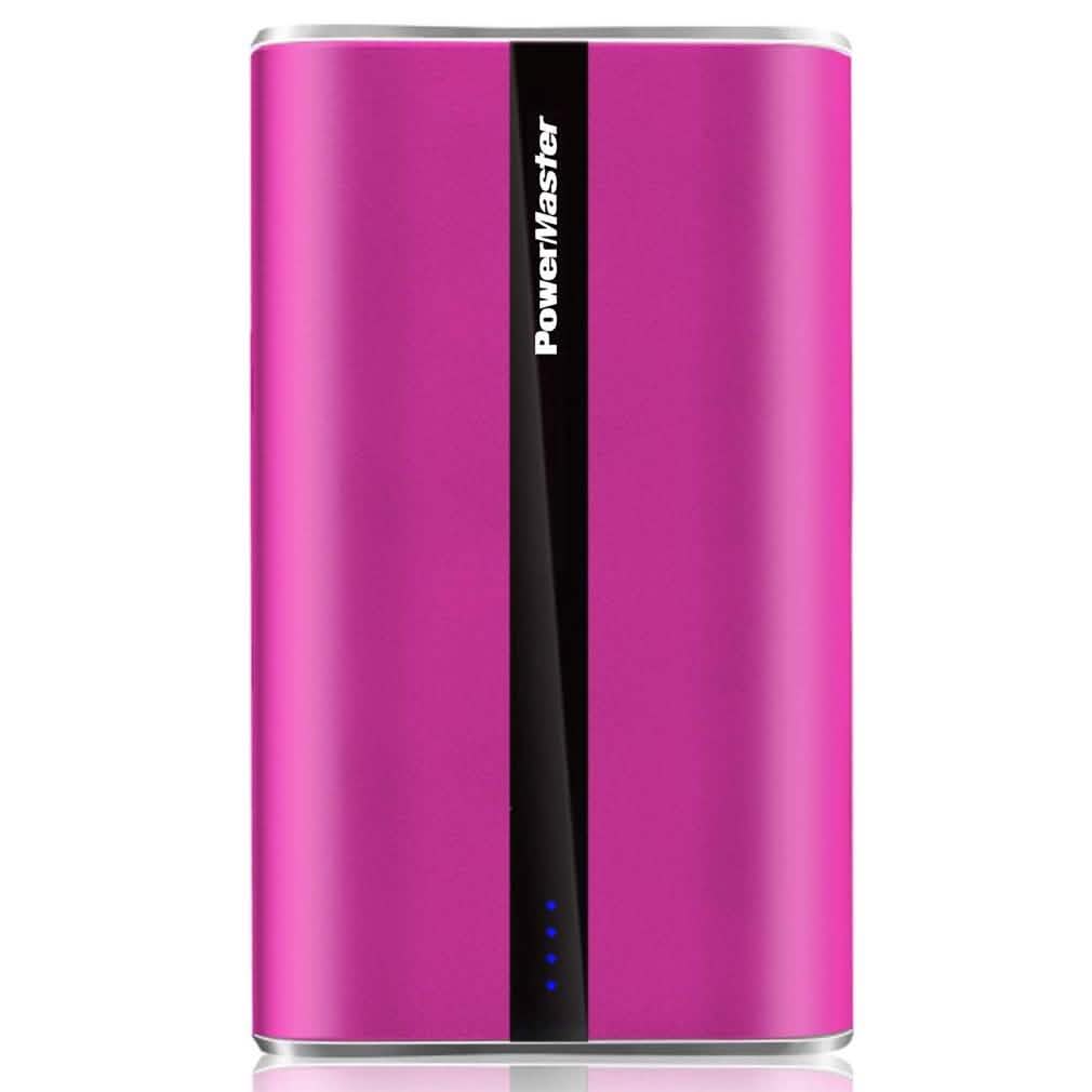 Power Master Portable Charger with USB Ports Phones & Accessories Pink 20,000mAh - DailySale