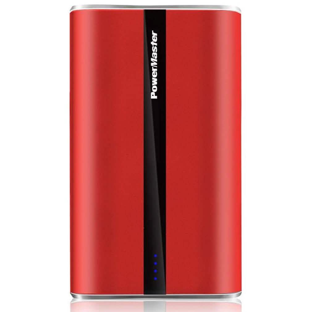 Power Master Portable Charger with USB Ports Phones & Accessories Red 20,000mAh - DailySale