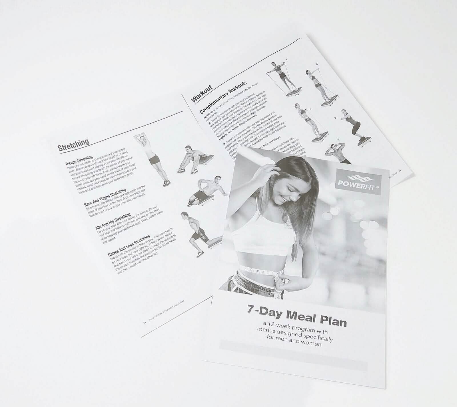 PowerFit Elite Vibration Platform with Exercise Bands & Mat (Refurbished) Fitness - DailySale