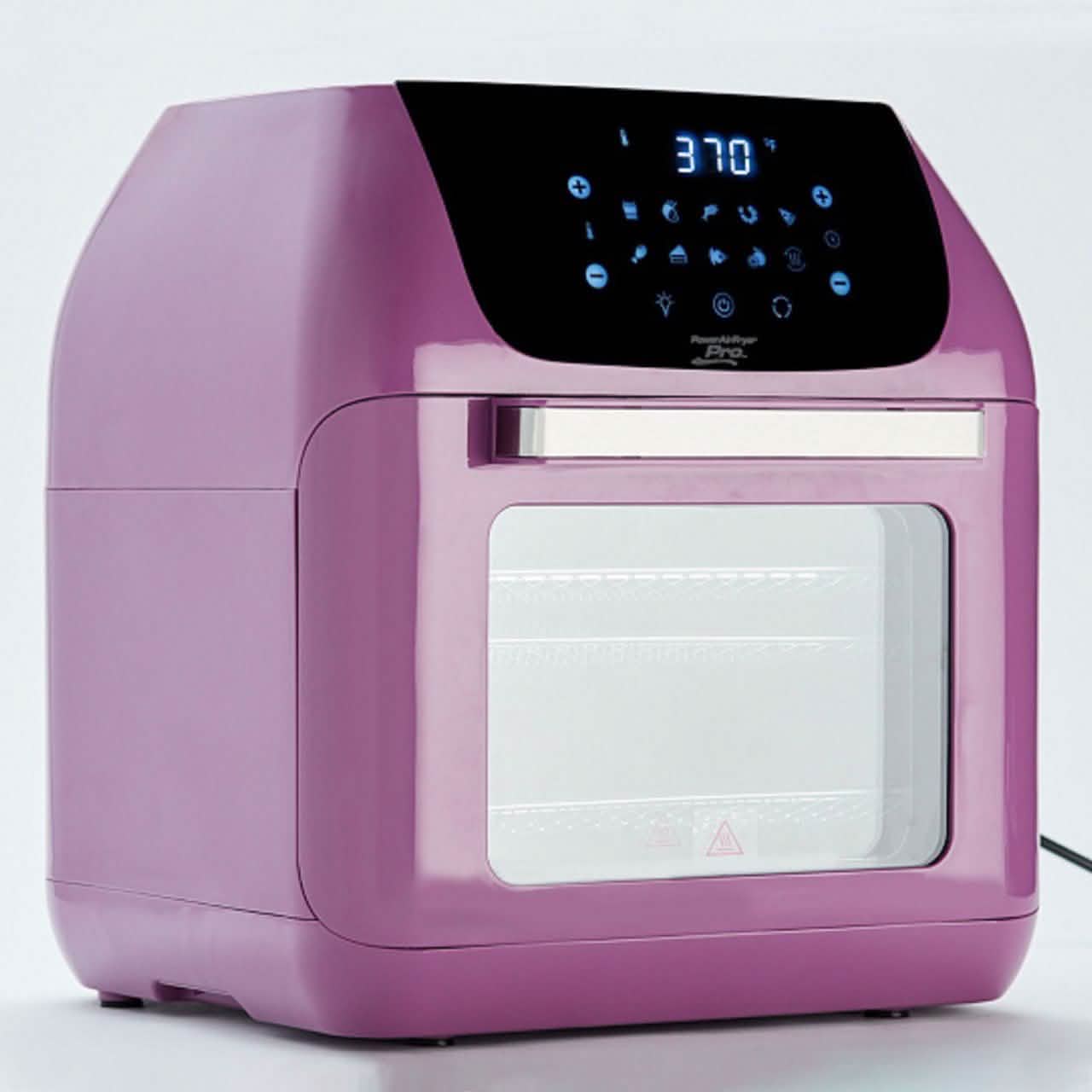 PowerXL 10-in-1 1500W 6-qt Pro XLT Air Fryer Oven w/ Rotisserie Kitchen Essentials Amethyst - DailySale