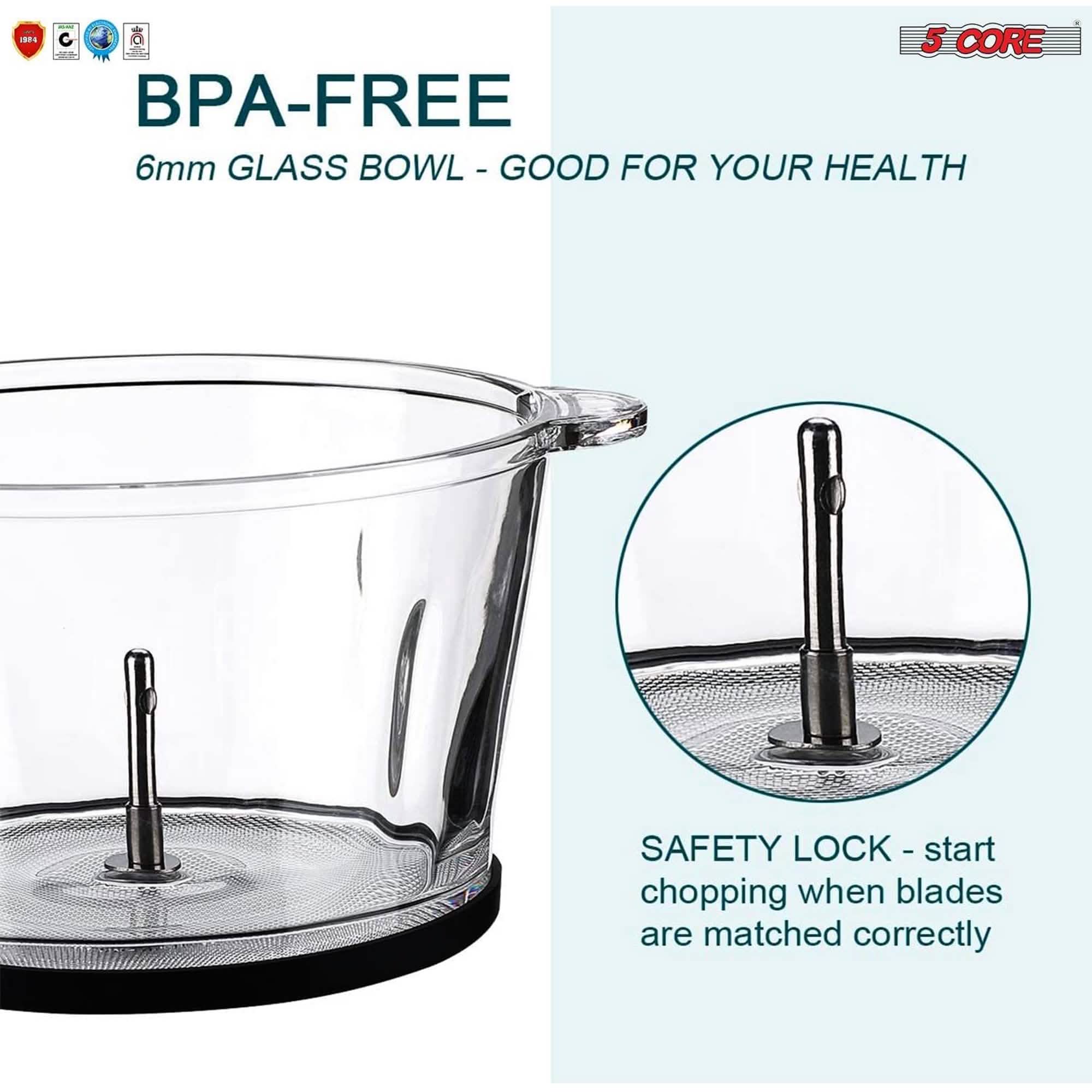 Premium Electric Meat Grinder Food Processor and 4 Titanium Blades Kitchen Appliances - DailySale