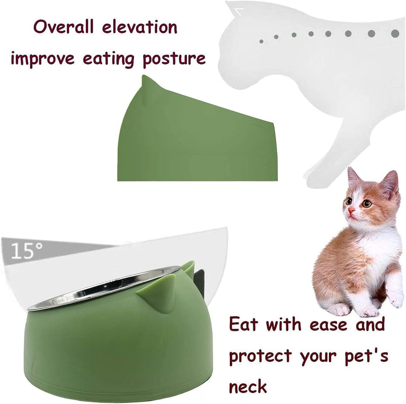Premium Stainless Steel Cat & Dog Bowls - Non Slip Base for Food & Water Pet Supplies - DailySale