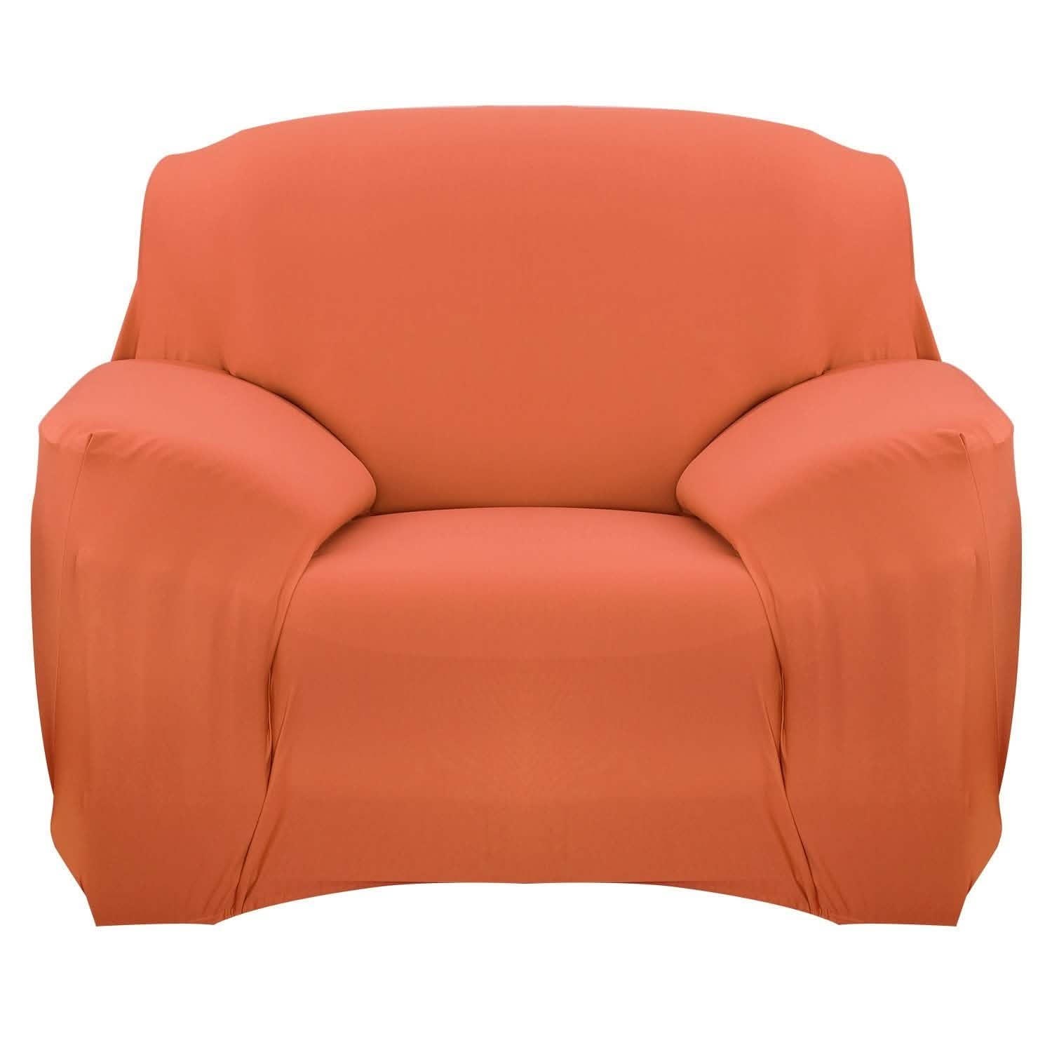 Printed Stretch Sofa Cover Household Appliances Chair Orange - DailySale